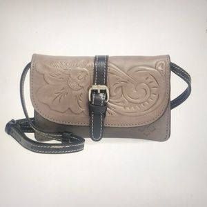 Italian Leather Crossbody Bag -Patricia Nash